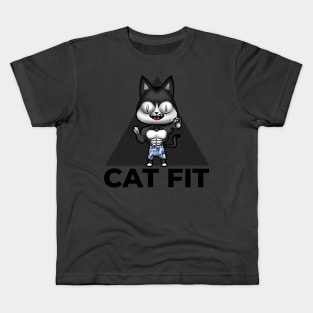 cat fit Kids T-Shirt